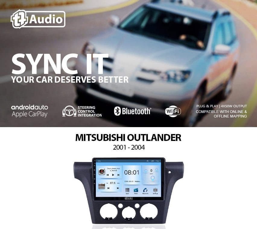 GUNMANSA TT Audio 9″ replacement radio for MITSUBISHI ASX 2010-2019 (4G ULTRA)