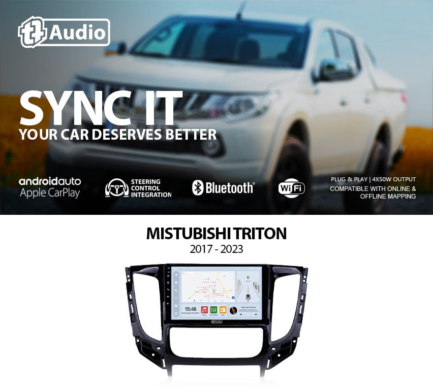 GUNMANSA TT Audio 9″ replacement radio for MITSUBISHI PAJERO 2007-2016 (CLASS D)