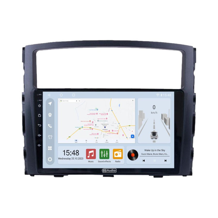 GUNMANSA TT Audio 9″ replacement radio for MITSUBISHI PAJERO 2007-2016 (CLASS D)