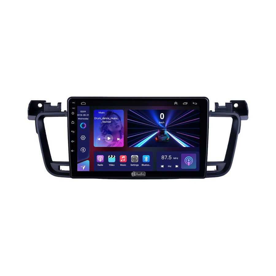 GUNMANSA TT Audio 9″ replacement radio for PEUGEOT 508 2011-2018 (MID SPEC)