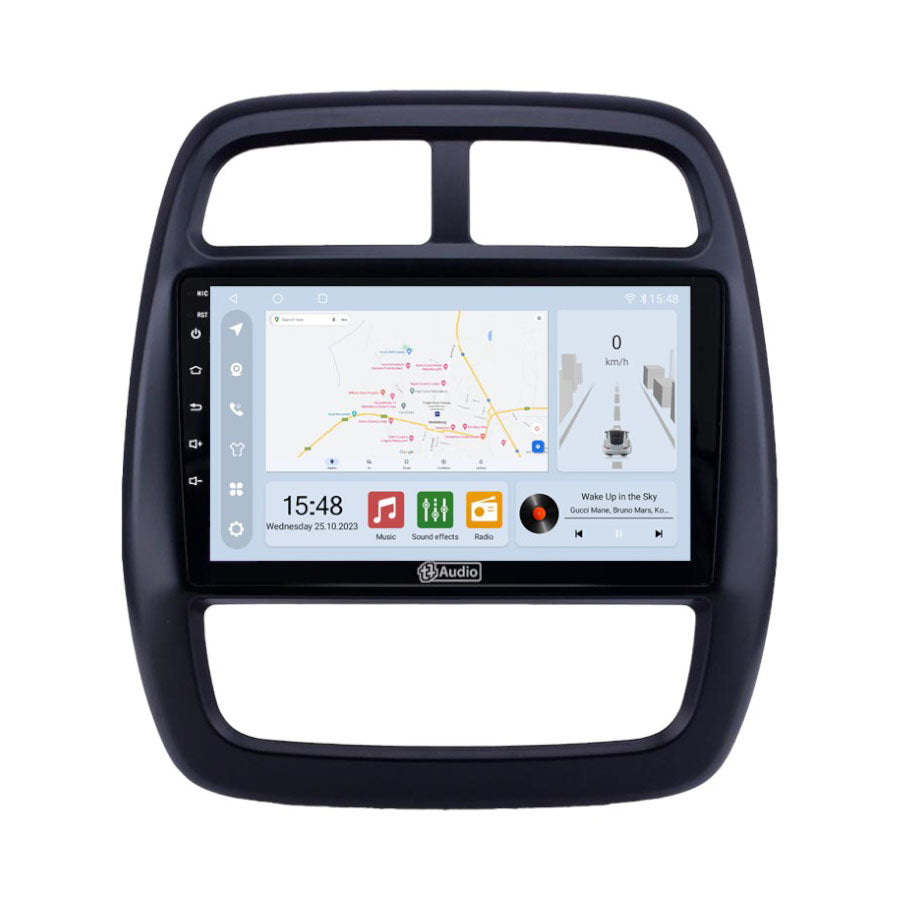 GUNMANSA TT Audio 9″ replacement radio for RENAULT Kwid 2012-2017 (2K SCREEN)