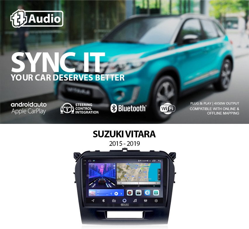 GUNMANSA TT Audio 9″ replacement radio for SUZUKI SWIFT 2012-2017 (ECO)