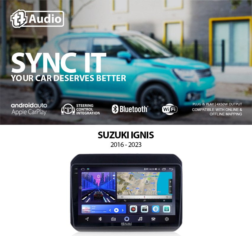 GUNMANSA TT Audio 9″ replacement radio for SUZUKI VITARA 2015-2019 (2K SCREEN)