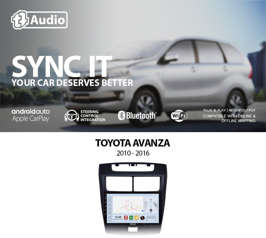GUNMANSA TT Audio 9″ replacement radio for TOYOTA Avanza 2010-2016 (ECO)