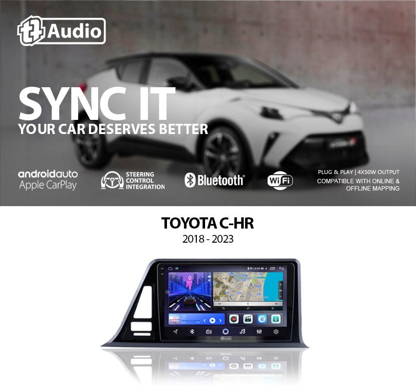 GUNMANSA TT Audio 9″ replacement radio for TOYOTA COROLLA 2014-2020 (2K)