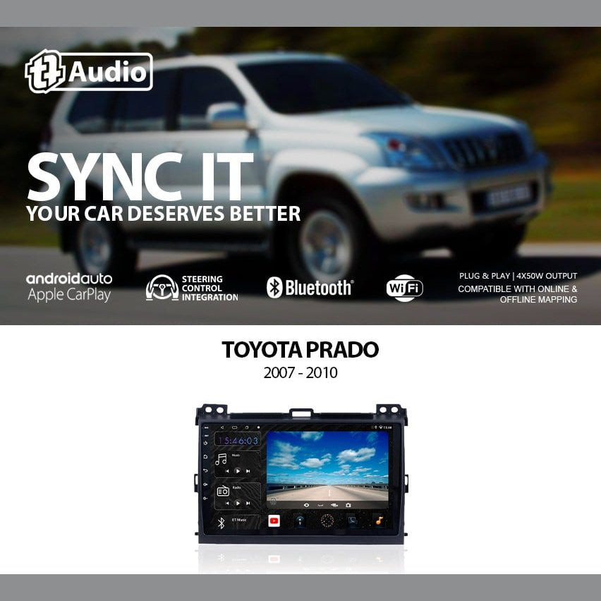 GUNMANSA TT Audio 9″ replacement radio for TOYOTA FORTUNER 2016-2023 (4G ULTRA)