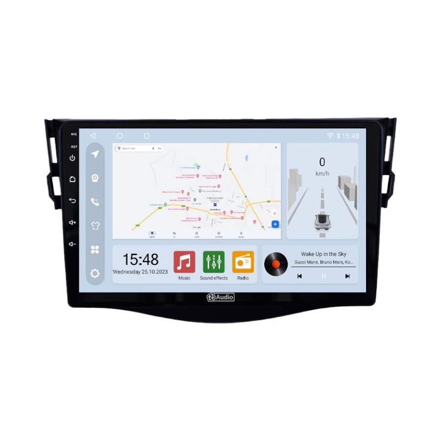 GUNMANSA TT Audio 9″ replacement radio for TOYOTA RUSH 2018-2021 (2K SCREEN)