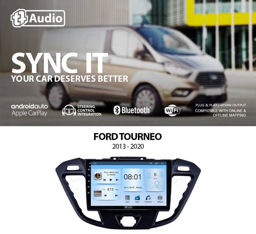 GUNMANSA TT Audio 9″ replacement radio FORD TOURNEO 2013-2020 (2K SCREEN)