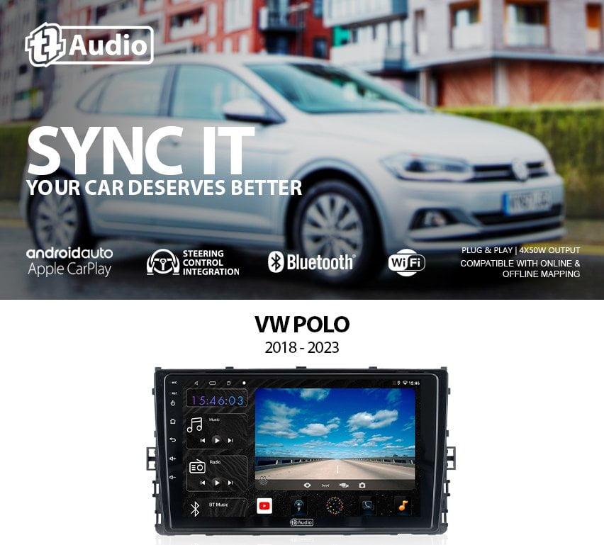 GUNMANSA TT Audio Replacement Radio For VW POLO 2018-2024 (4G ULTRA)