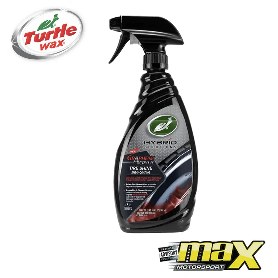 GUNMANSA Turtle Wax Hybrid Solutions Graphene Acrylic Tyre Shine Spray Coating (680ml)