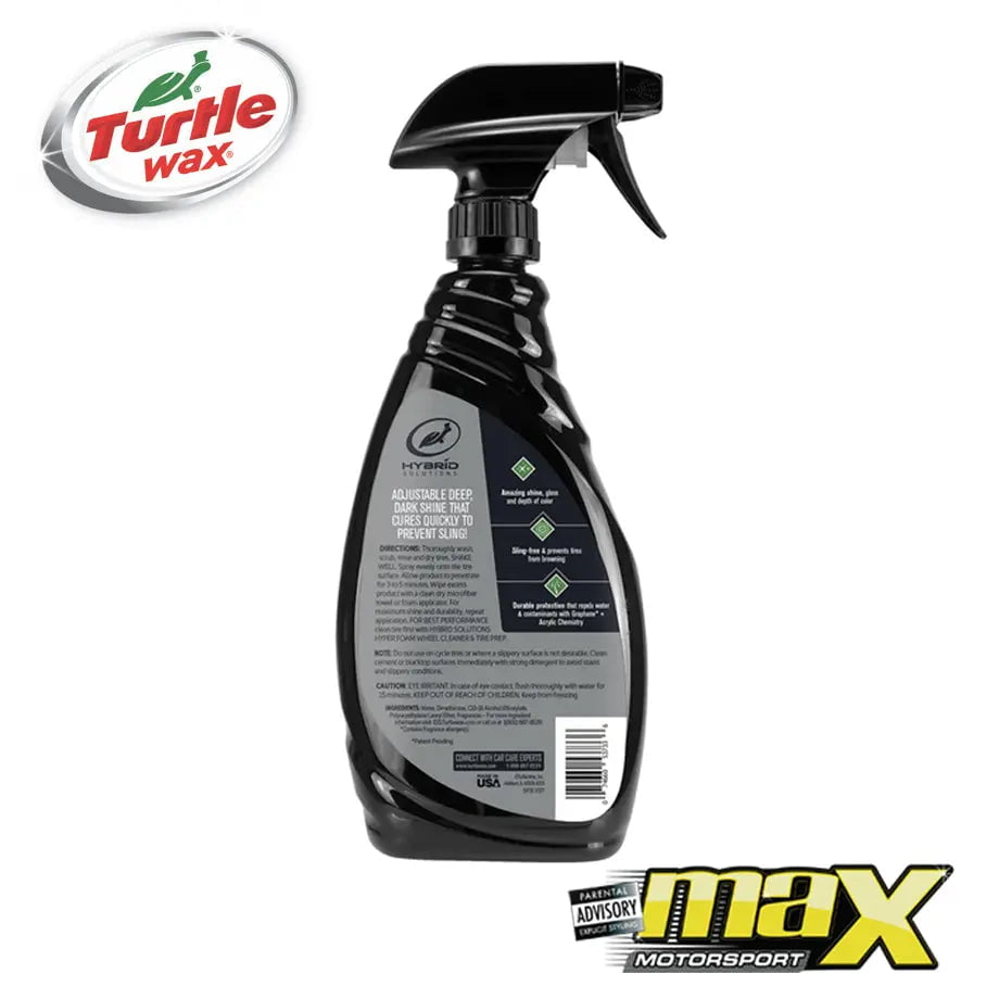 GUNMANSA Turtle Wax Hybrid Solutions Graphene Acrylic Tyre Shine Spray Coating (680ml)
