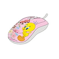 GUNMANSA Tweety Optical USB Mouse Colour: Pink