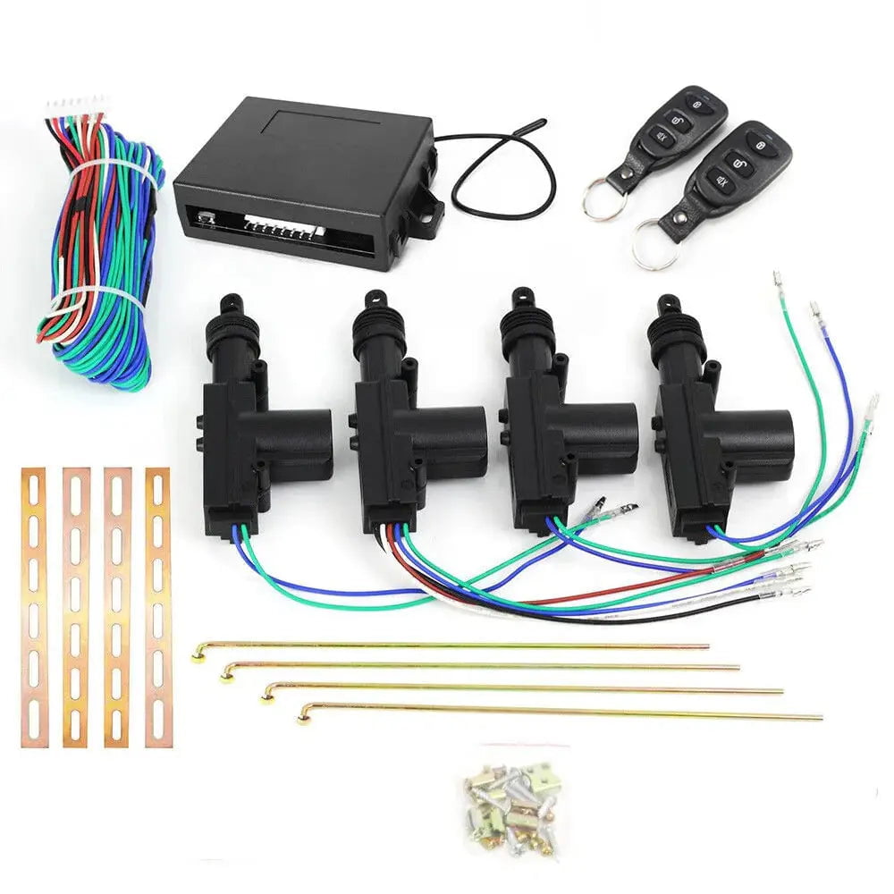 GUNMANSA Type-R 4 Door Universal Central Locking System Kit - With Remote