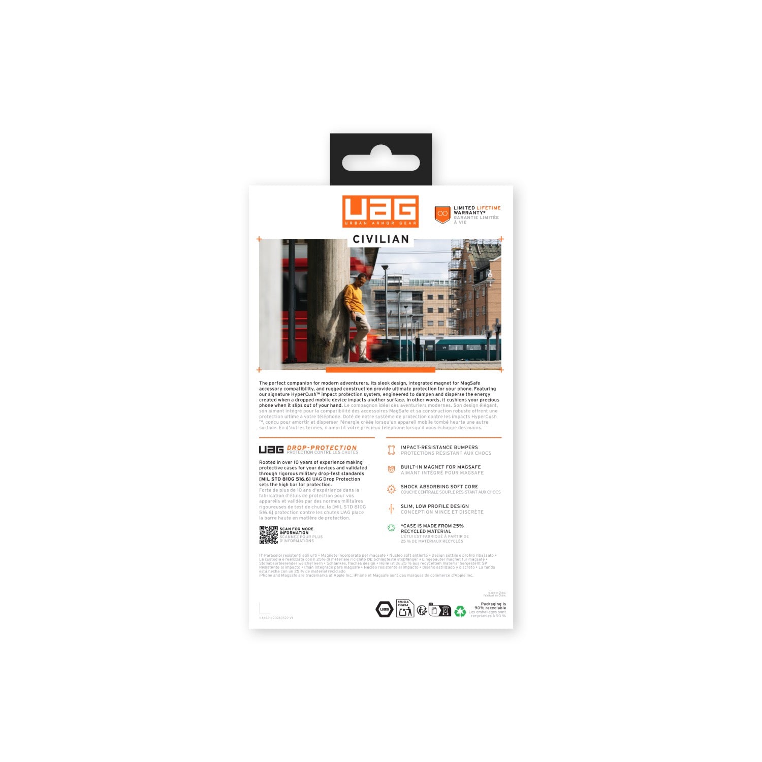 GUNMANSA UAG Civilian Magsafe Case - Apple iPhone 17 Pro Max - Black