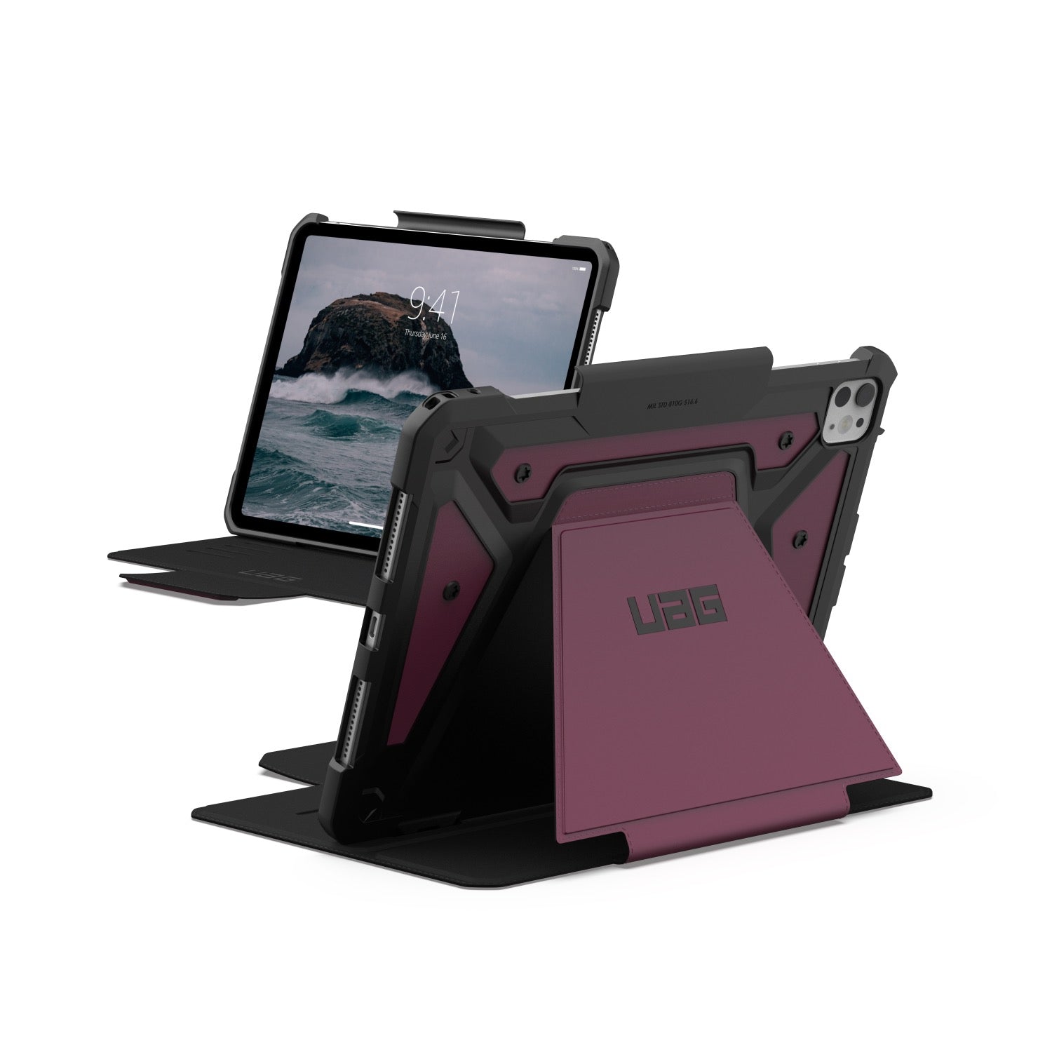 GUNMANSA UAG Metropolis SE Tablet Case - Apple iPad Pro 11 (2024) - Bordeaux