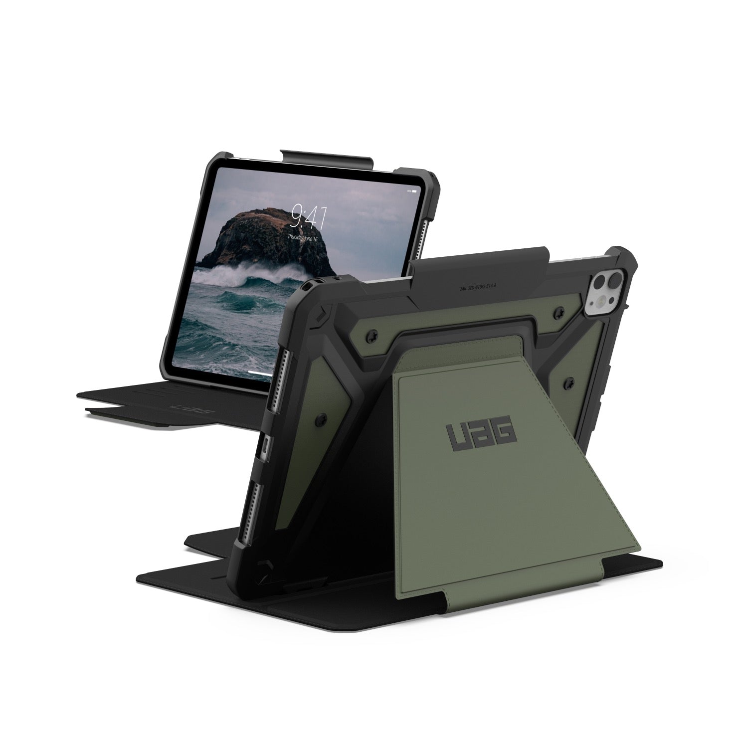 GUNMANSA UAG Metropolis SE Tablet Case - Apple iPad Pro 11 (2024) - Olive