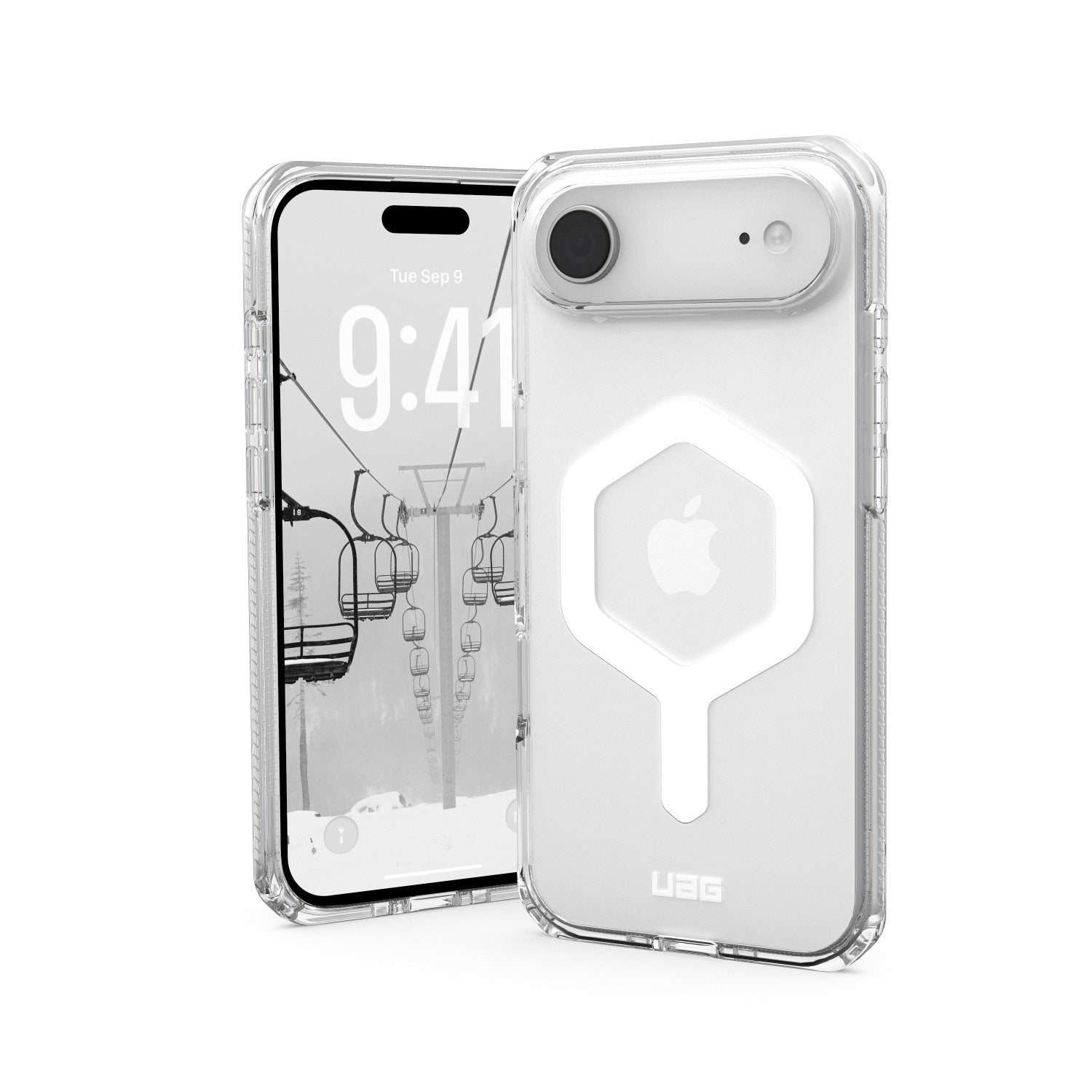 GUNMANSA UAG Plyo Magsafe Case - Apple iPhone 17 Air - Ice & White
