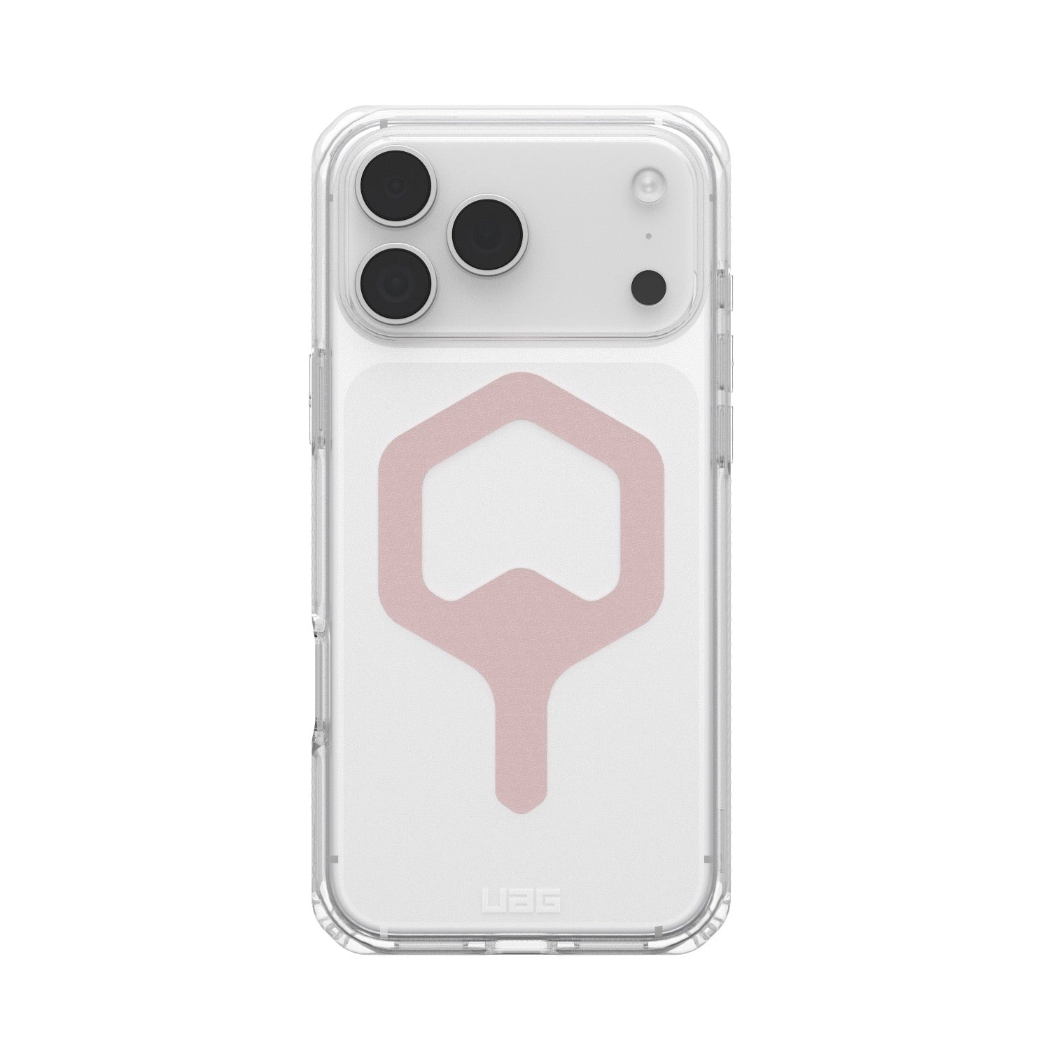 GUNMANSA UAG Plyo Magsafe Case - Apple iPhone 17 Pro Max - Ice & Rose Gold