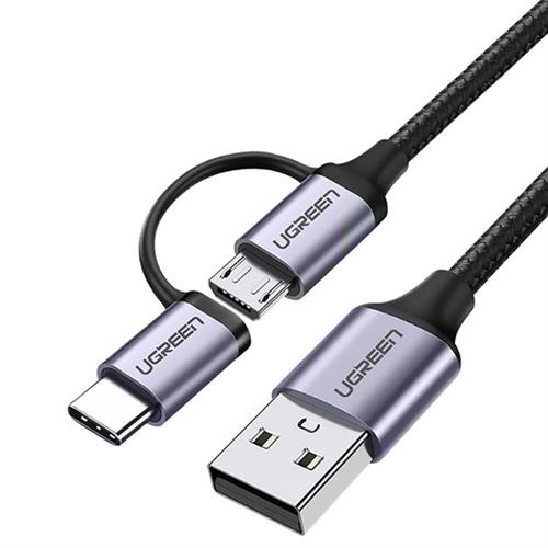 GUNMANSA Ugreen 2-in-1 USB Cable 3A