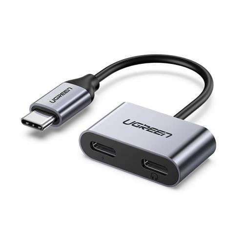 GUNMANSA Ugreen 2-in-1 USB Type-C To Headphone and Charger Adapter