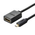 GUNMANSA UGREEN 20134-20134 Micro HDMI Male to HDMI Female Adapter - Black
