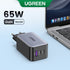GUNMANSA UGREEN 3 Port GaN PD Home Charger - 65W