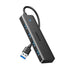 GUNMANSA UGREEN 4-in-1 USB 3.0 Hub - High-Speed 5Gbps Data Transfer - Grey