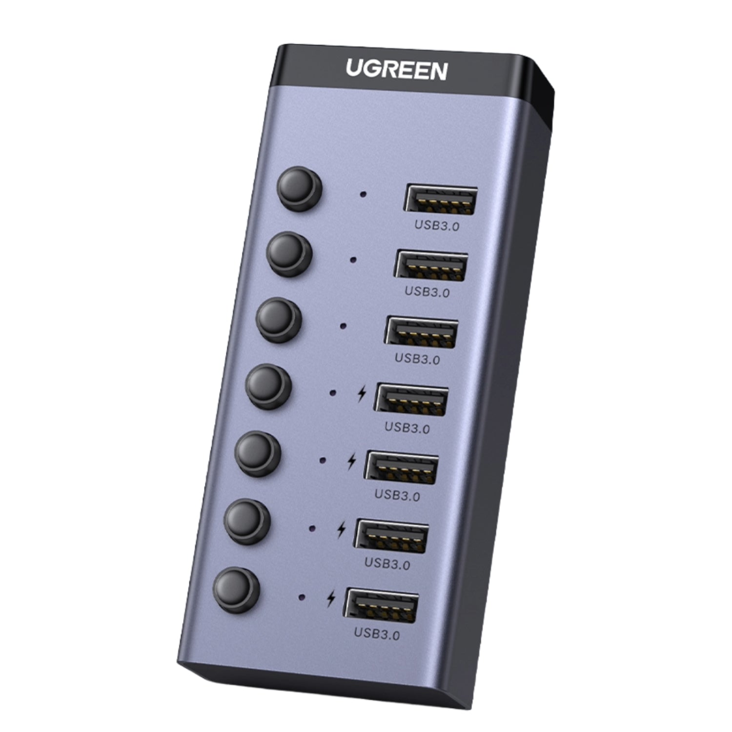 GUNMANSA UGreen 7 in 1 USB 3.0 Hub-Grey