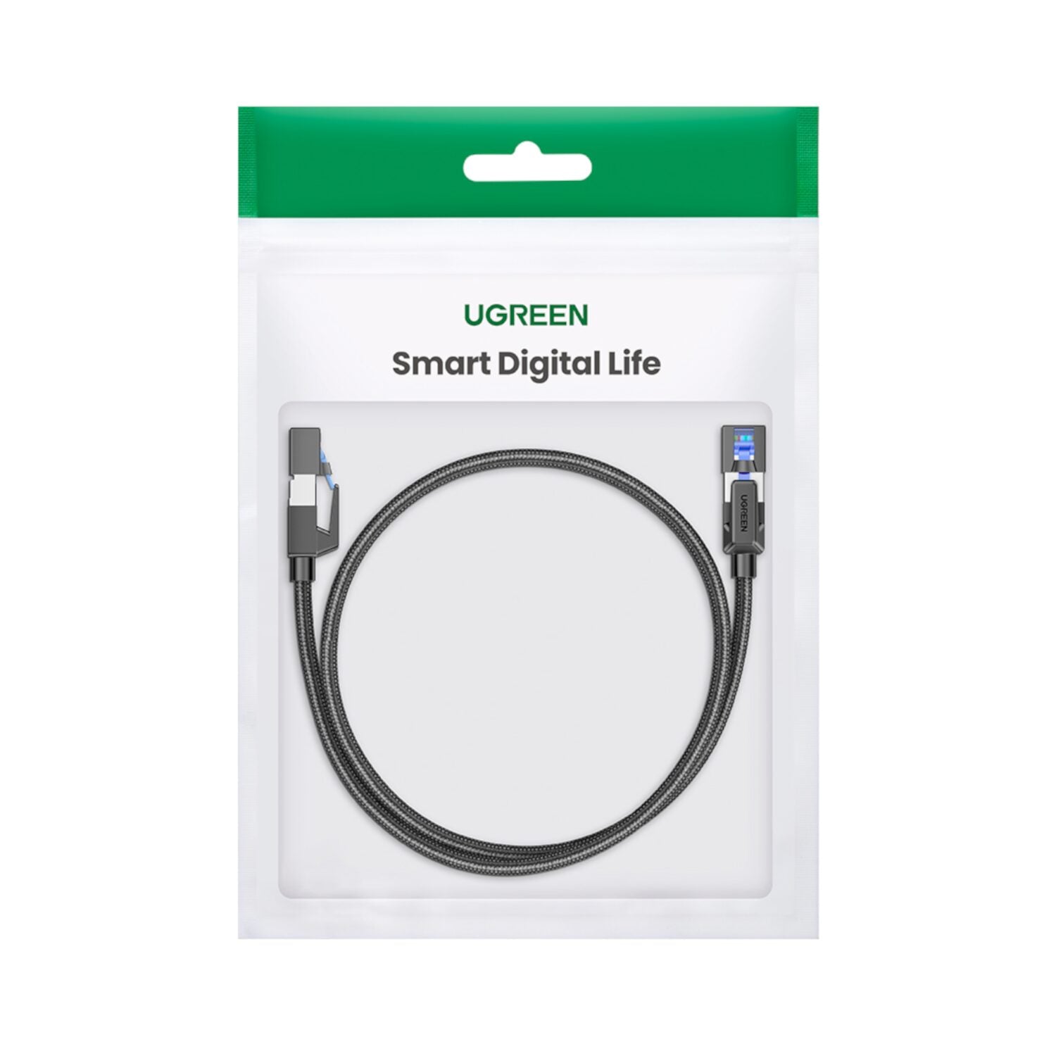 GUNMANSA UGREEN Cat8 Nylon Braided Ethernet Cable – 40Gbps with Modular Plugs – 3m