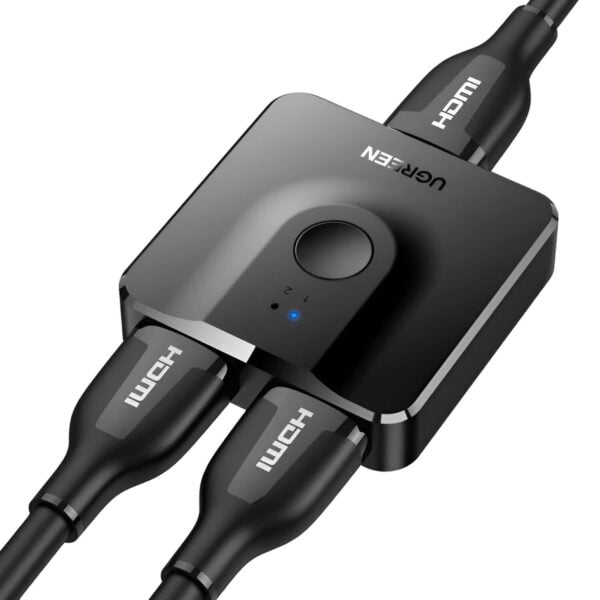 GUNMANSA UGREEN CM217-50966 2-in-1 Bi-Directional 4K HDMI Switcher – Black