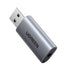 GUNMANSA UGREEN CM383-80864 USB-A to 3.5mm Audio Jack External Sound Adapter - Silver