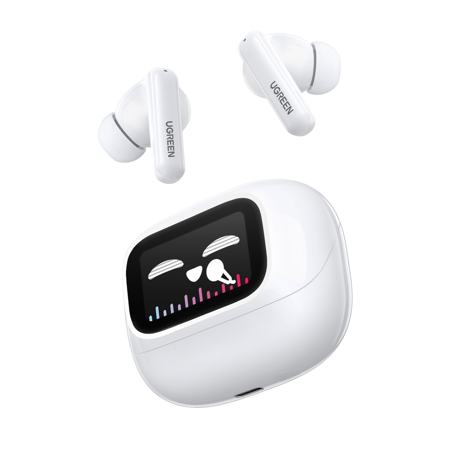 GUNMANSA UGreen EchoBuds Magic Wireless (In-Ear Earphones)–White