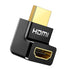 GUNMANSA UGreen HD112 HDMI 4K Male to Female Up-angled Connector - Black