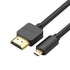 GUNMANSA UGreen HD127 Micro HDMI to HDMI 2.0 Cable 1.5M - Black