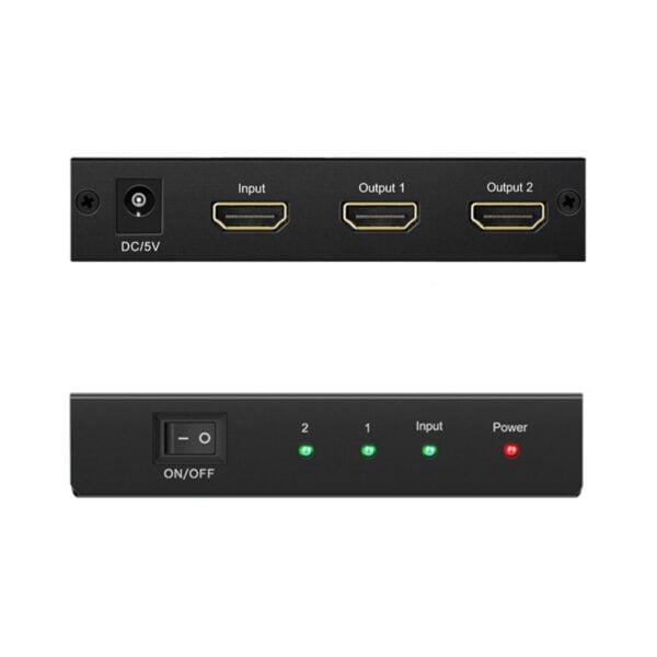 GUNMANSA UGREEN HDMI 1×2 Splitter – 4K UHD, 3D Support