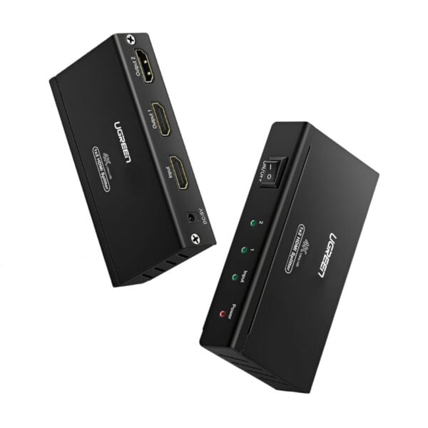 GUNMANSA UGREEN HDMI 1×2 Splitter – 4K UHD, 3D Support