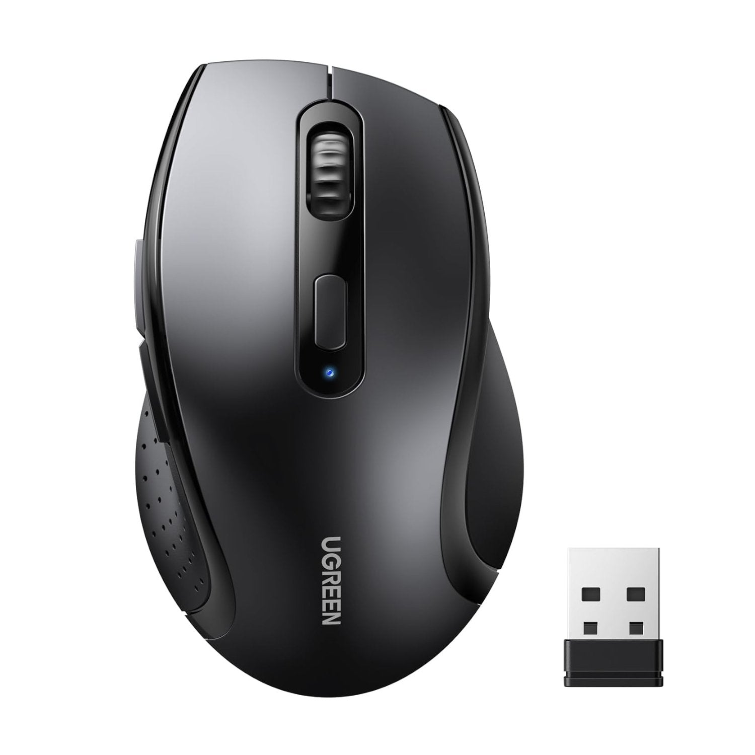 GUNMANSA UGreen M511 Ergonomic 2.4GHz Wireless Mouse - Black