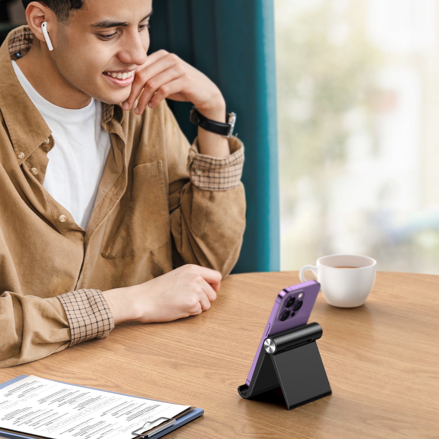 GUNMANSA UGREEN Multi-Angle Phone Stand - Black