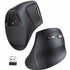 GUNMANSA UGreen Multi-Mode Vertical Mouse Bluetooth and 2.4G Wireless–Black