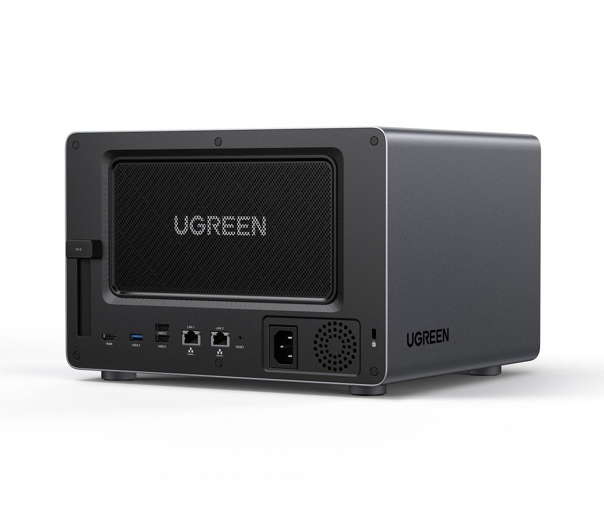 GUNMANSA UGREEN NASync DXP6800 Pro 6-Bay Desktop NAS, Intel i5 1235u 10-Core CPU, 8GB DDR5 RAM, 128G SSD, 2 * 10GbE, 2 * M.2 NVMe Slots, 8K HDMI, 2 * TBT4, Network Attached Storage (Diskless)
