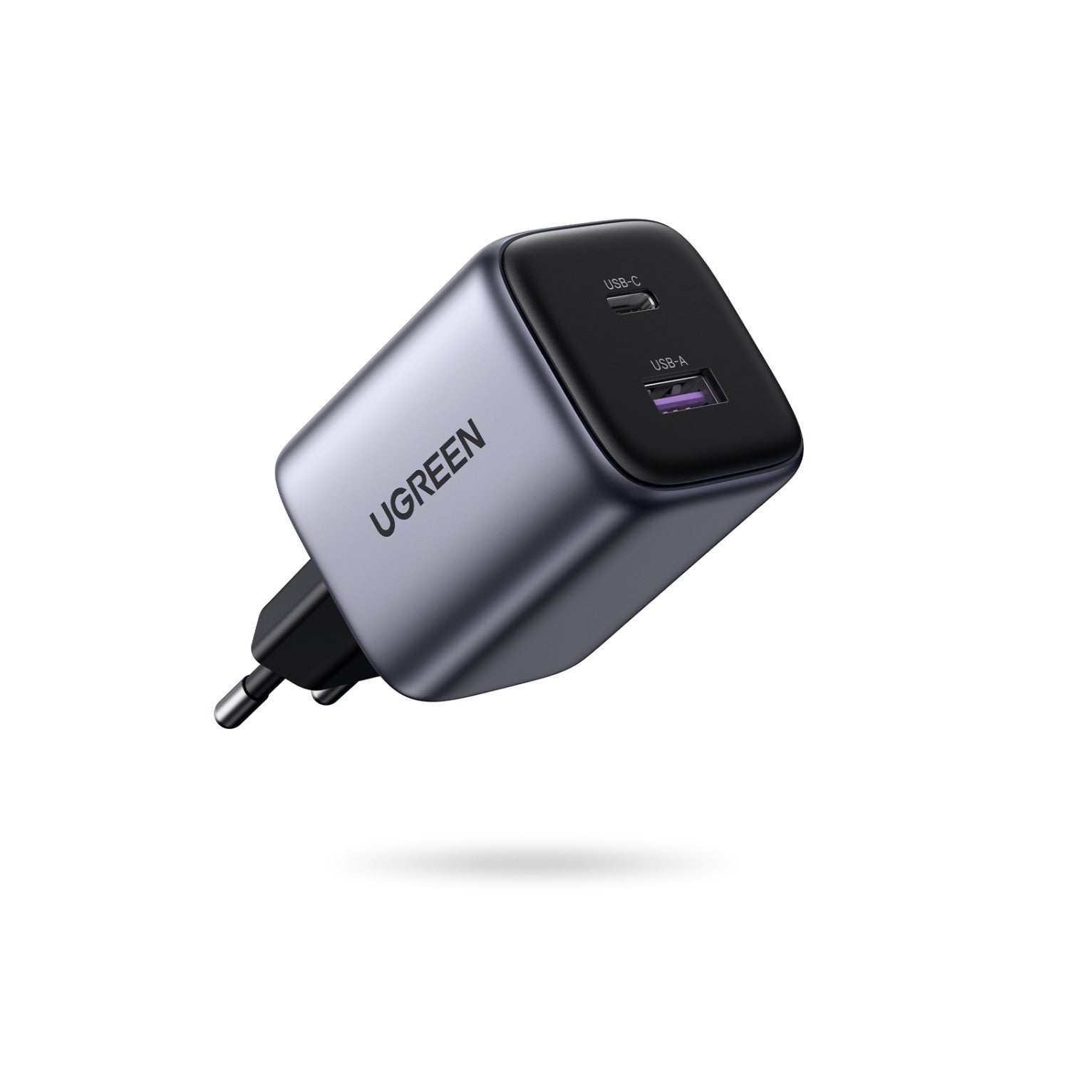 GUNMANSA UGREEN Nexode 2 Port PD/USB Wall Charger 35W - Grey & Black