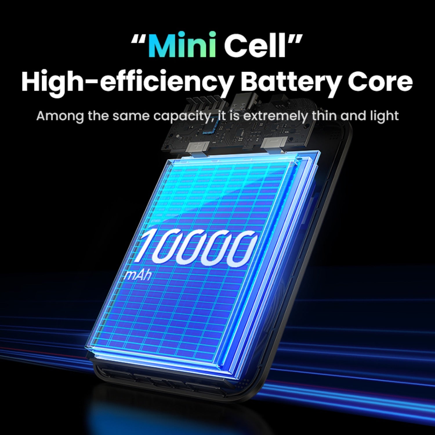 GUNMANSA UGREEN Nexode Magnetic Wireless Power Bank 10000mAh - Grey