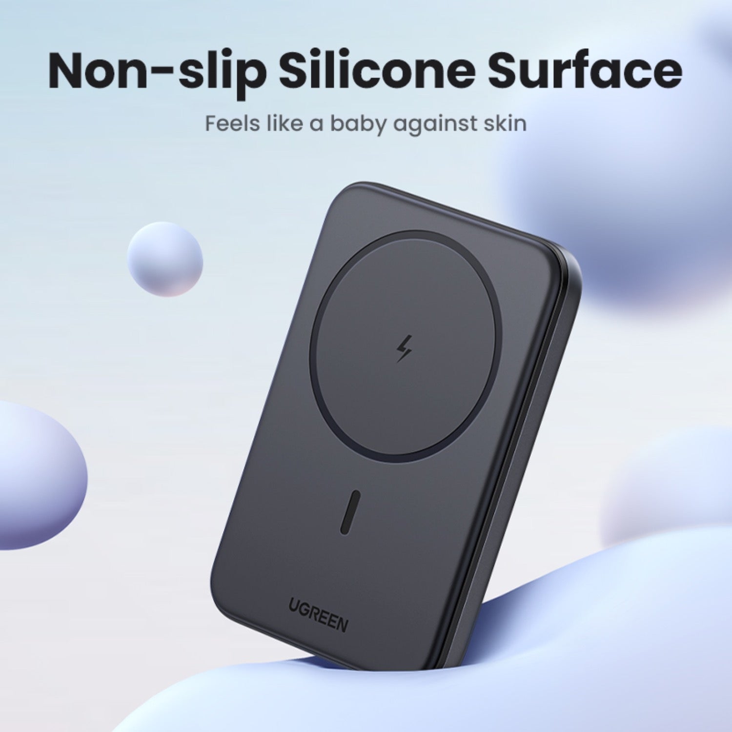 GUNMANSA UGREEN Nexode Magnetic Wireless Power Bank 10000mAh - Grey