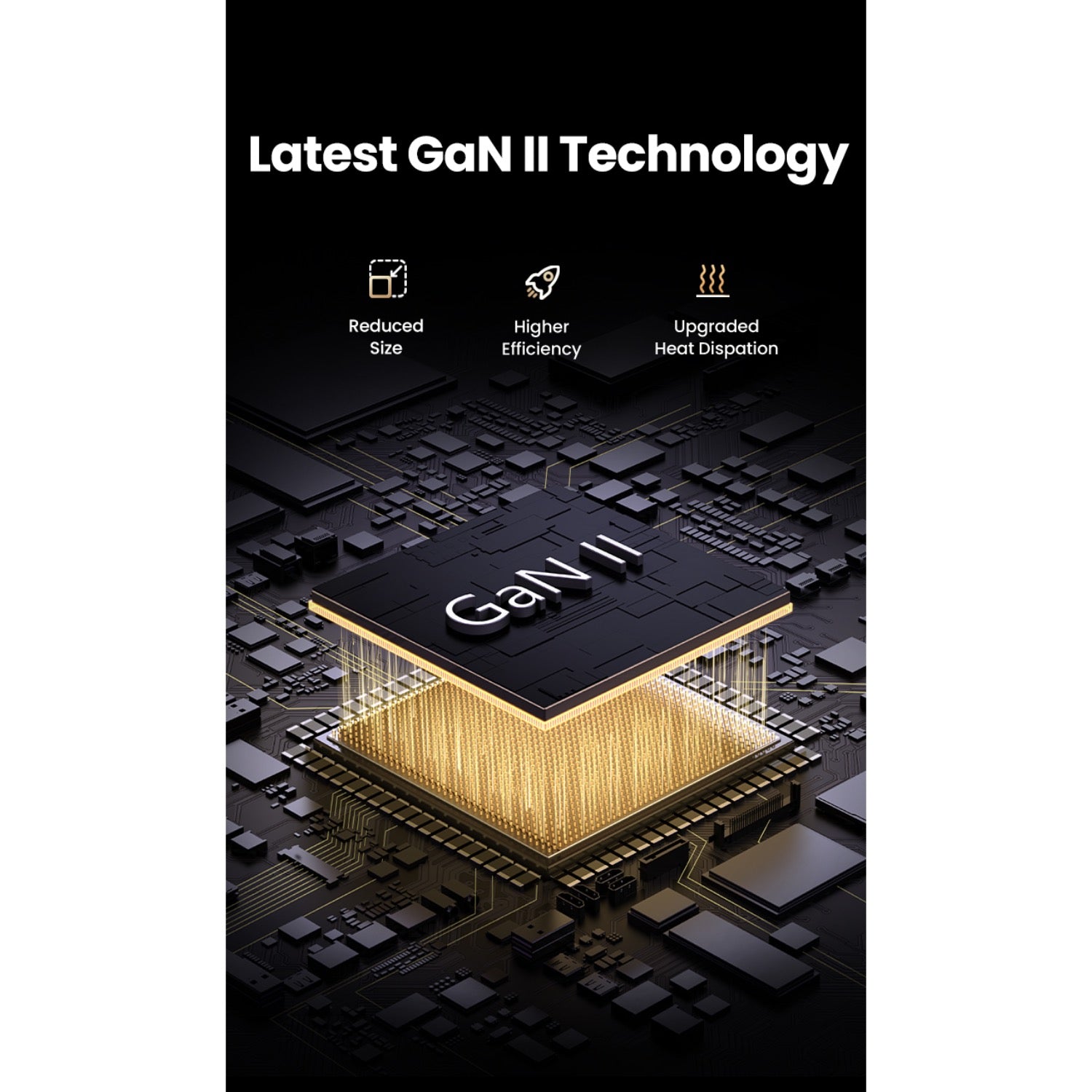 GUNMANSA UGREEN Nexode Pro 4 Port PD/USB Wall Charger 160W - Grey