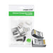 GUNMANSA UGreen NW111 RJ45 Cat6 Ethernet Network Head 100 Pack - Silver/Transparent