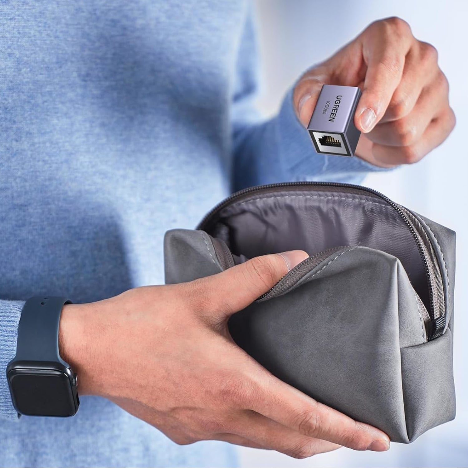 GUNMANSA UGreen NW261 RJ45 10Gbps Ethernet Extender Coupler