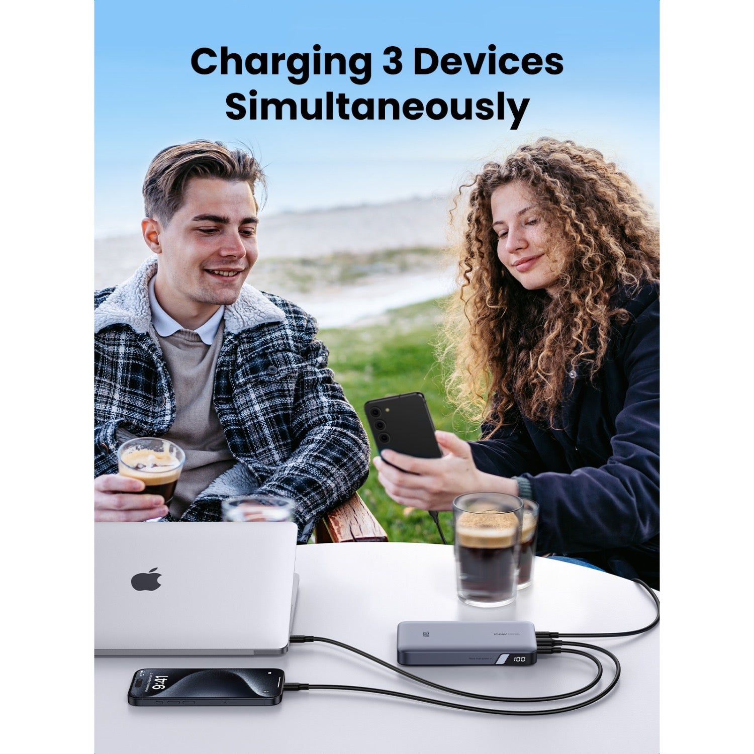 GUNMANSA UGREEN PD Power Bank 20000mAh - Grey