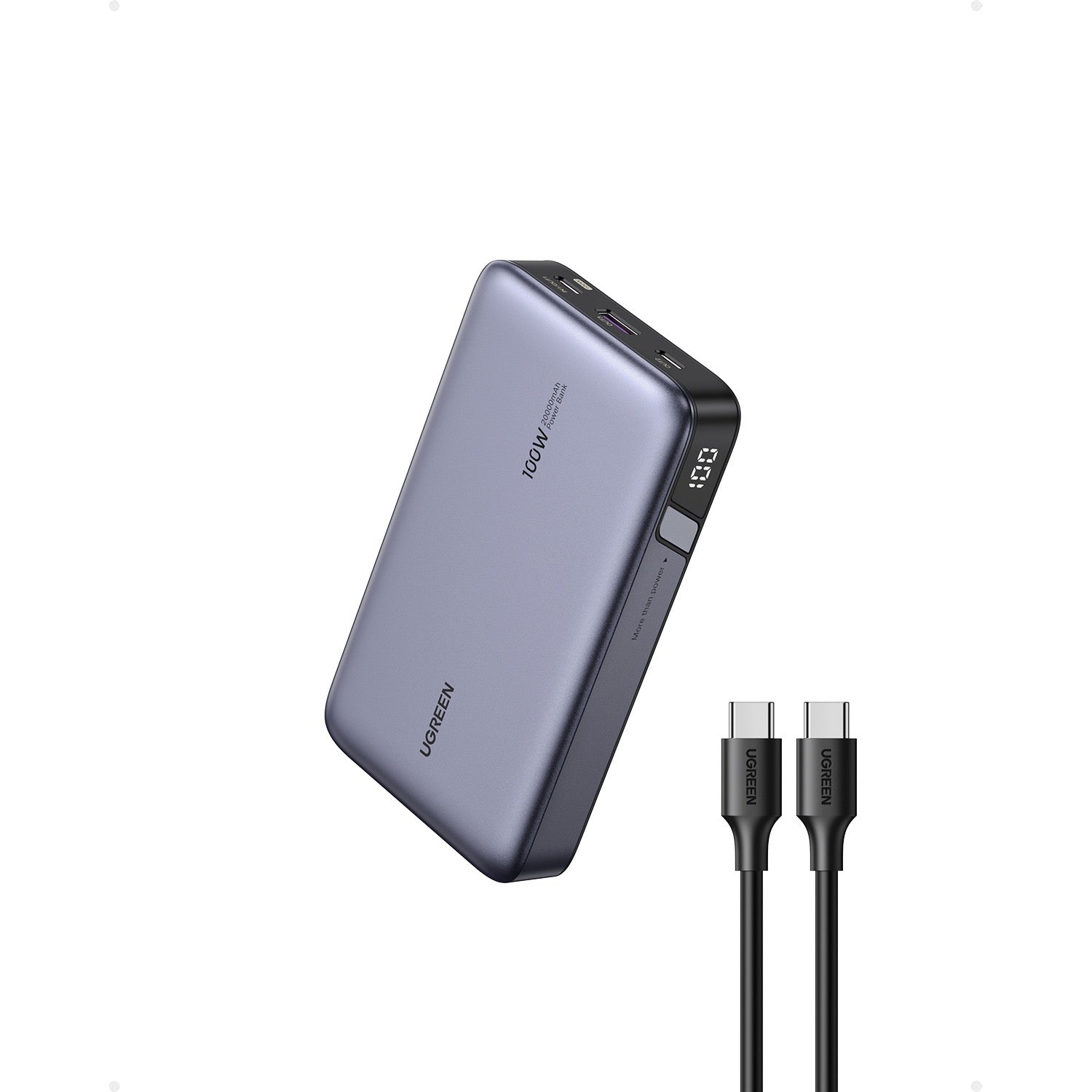 GUNMANSA UGREEN PD Power Bank 20000mAh - Grey