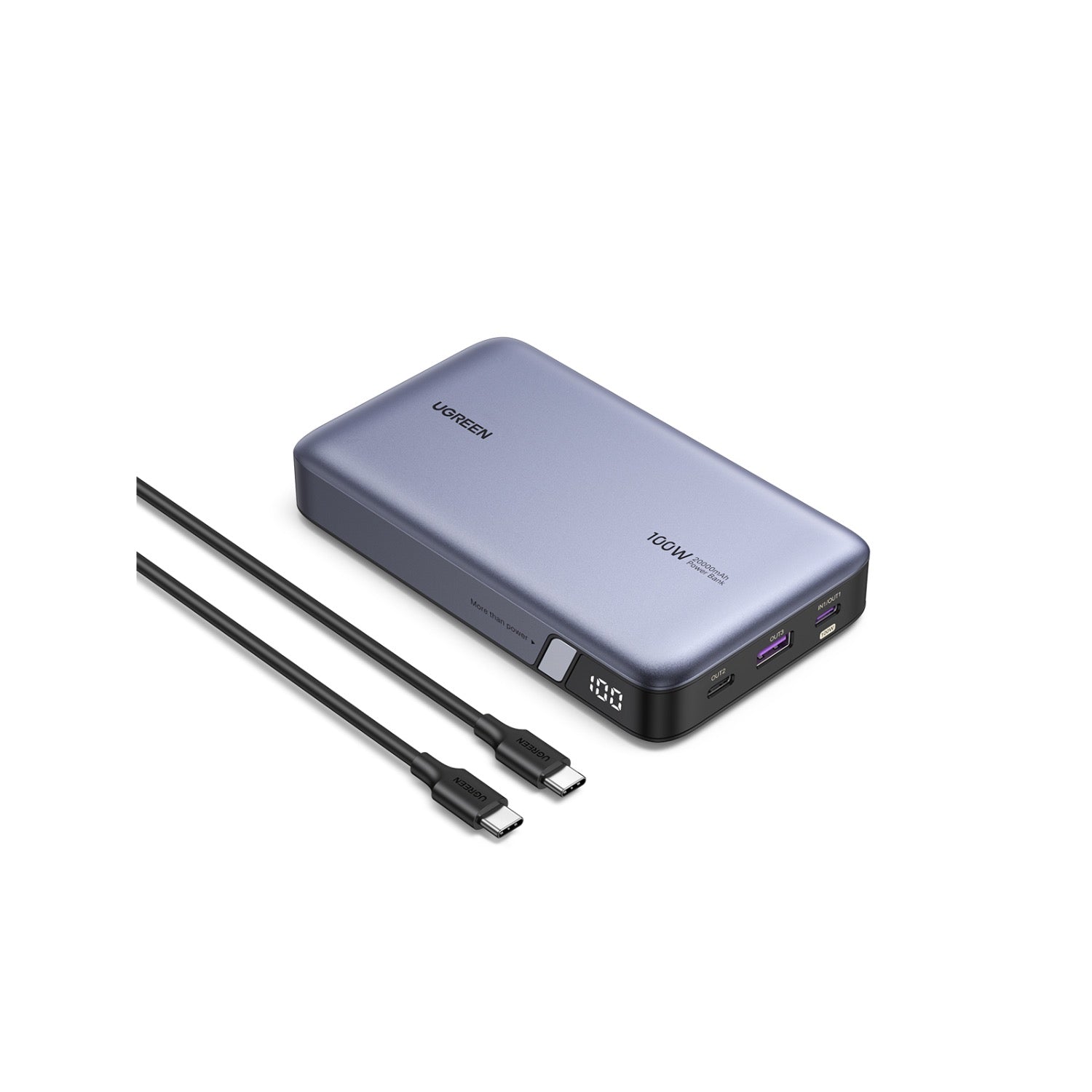 GUNMANSA UGREEN PD Power Bank 20000mAh - Grey