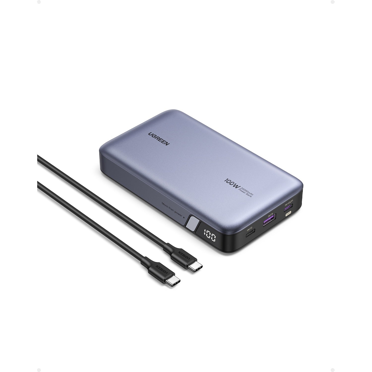 GUNMANSA UGREEN PD Power Bank 20000mAh - Grey
